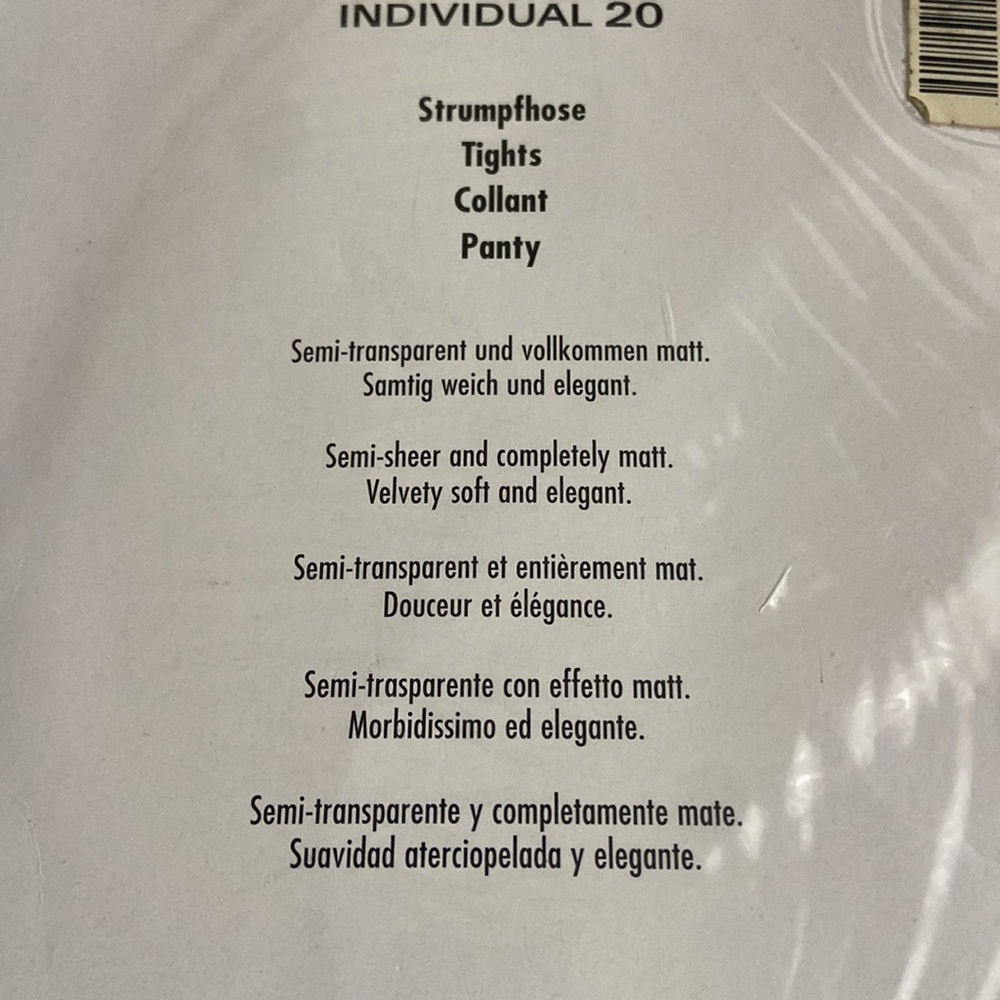 Wolford Individual 20 Tights in Black - Picture 4 of 6